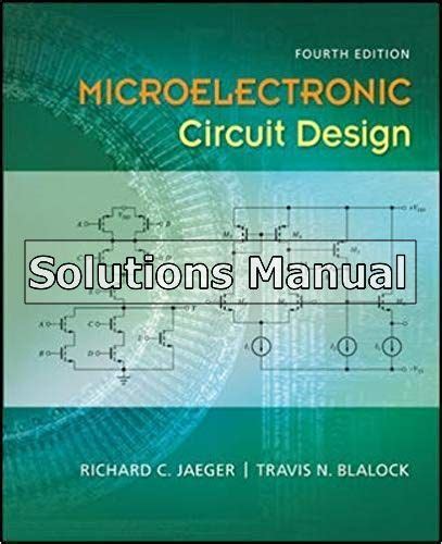 Download Microelectronic Circuit Design 4Th Edition Solution Manual 