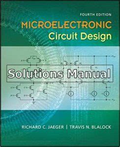 Full Download Microelectronic Circuit Design Jaeger Solution Manual 4Th 