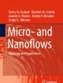 Microflows And Nanoflows Springer