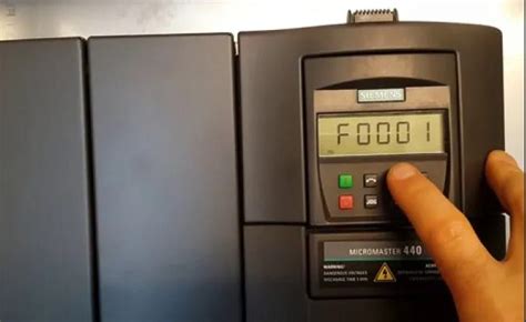 Micromaster 440 Fault Codes