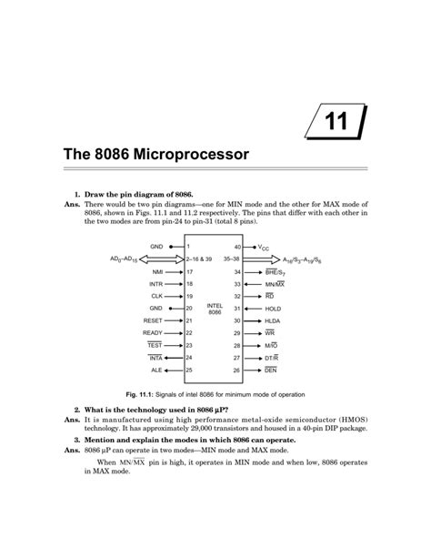 Microprocessor 8086 Objective Questions Answers Pdf Format