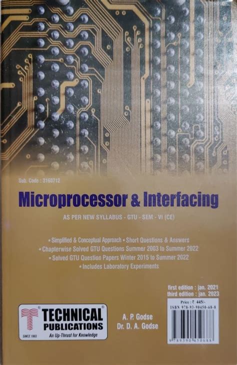 microprocessor and interfacing techmax publication