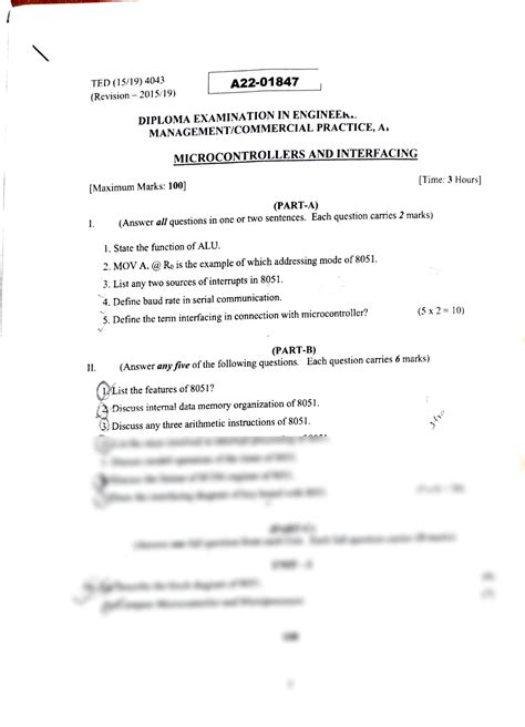 Microprocessor And Microcontroller Interfacing Paper Solution