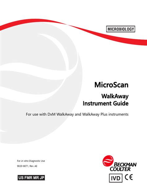 Microscan Walkaway User Manual