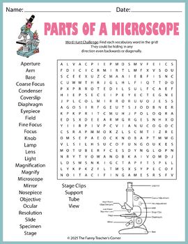 Microscope Word Search