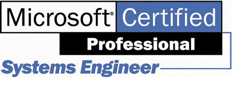 Microsoft Certified Systems Engineer