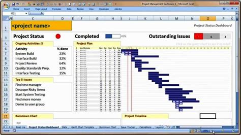 Microsoft Excel Project Plan Template