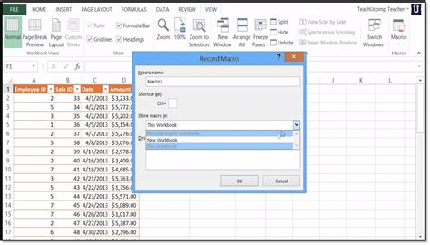 microsoft exel macro tutorial