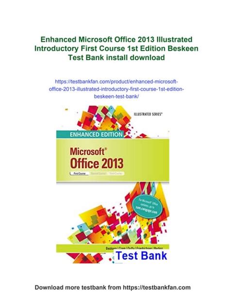 Microsoft Office 2013 First Course