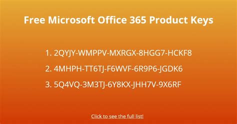 microsoft office 365 activation key