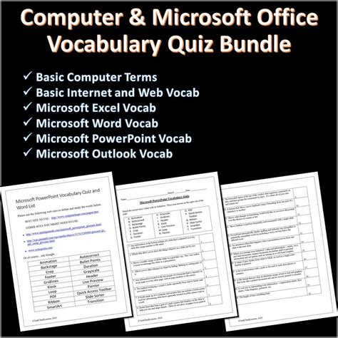 microsoft office vocabulary definitions