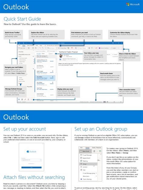 Microsoft Outlook Reference Guide