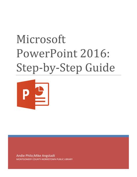 Microsoft Power Point 2016 Step By Step