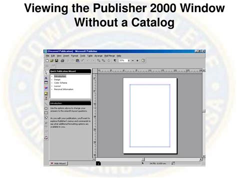 Microsoft Publisher 2000: Creating Electronic Mechanicals ( Against The Clock)