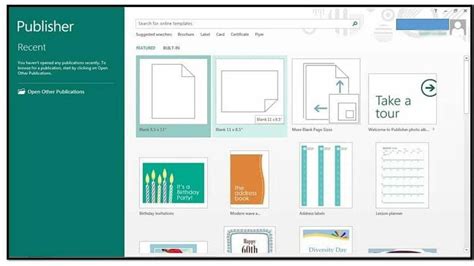 Microsoft Publisher Assignments
