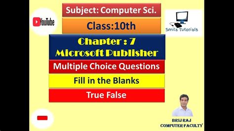 Microsoft Publisher Multiple Choice Questions And Answers