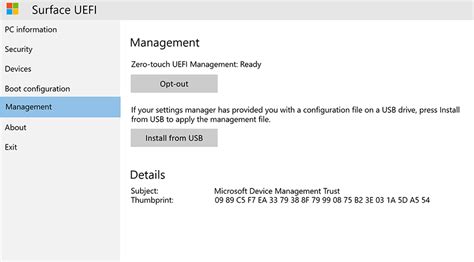 Microsoft Surface Pro Uefi Zero Touch Management