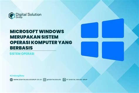 microsoft windows merupakan sistem operasi komputer yang berbasis... | prosesor trong Ting Vit cu v d