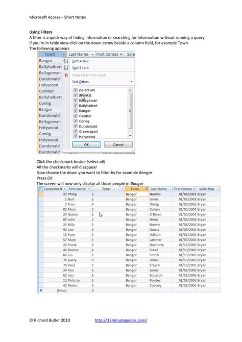 Read Online Microsoft Access Notes 