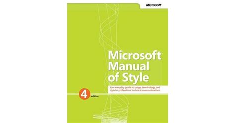 Read Microsoft Documentation Style Guide 