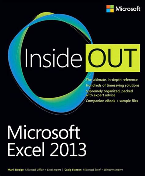 Read Microsoft Excel 2013 Inside Out Ebook Ge Geek Ohnh 