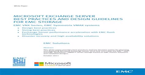 Read Microsoft Exchange Server Best Practices And Design 