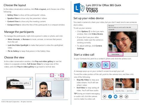 Read Microsoft Lync Client User Guide 