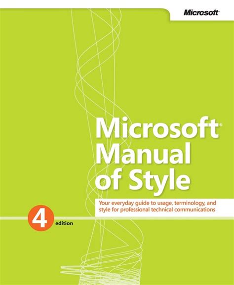 Read Online Microsoft Manual Of Style For Technical Publications 4Th Edition Free Download 