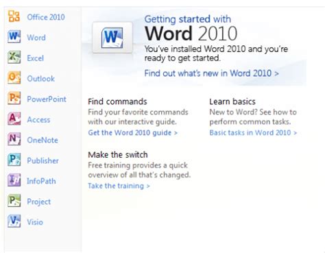 Read Online Microsoft Office 2010 Quick Start Guides 