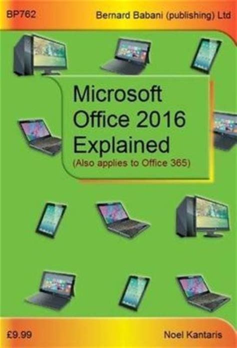 Read Microsoft Office 2016 Explained 