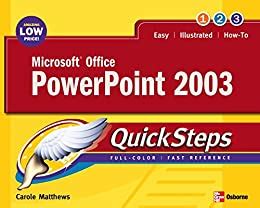 Read Online Microsoft Office Powerpoint 2003 Quicksteps 