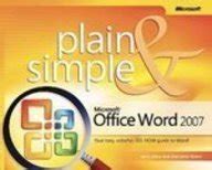 Download Microsoft Office Word 2007 Plain Simple 