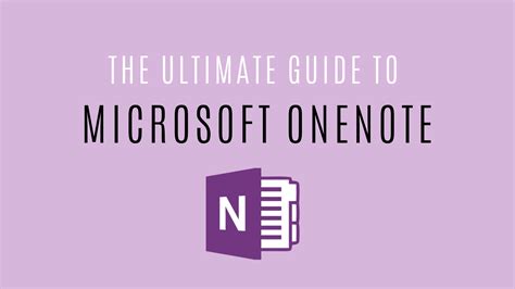 Download Microsoft Onenote User Guide 