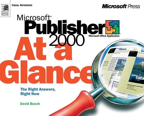 Full Download Microsoft Publisher 2000 At Glance At A Glance Microsoft 