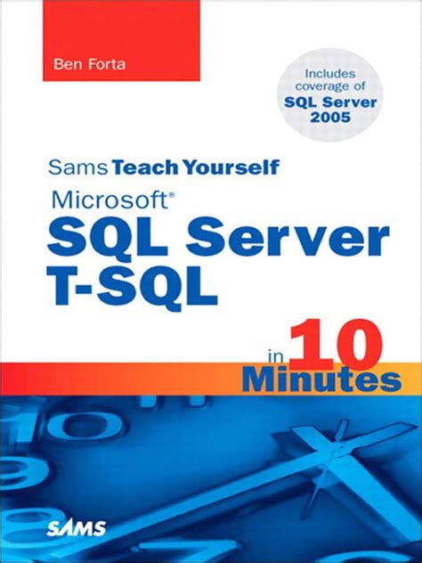 Full Download Microsoft Sql Server T Sql In 10 Minutes Sams Teach Yourself 