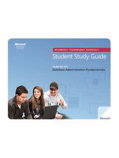 Read Microsoft Technology Associate Student Study Guide 