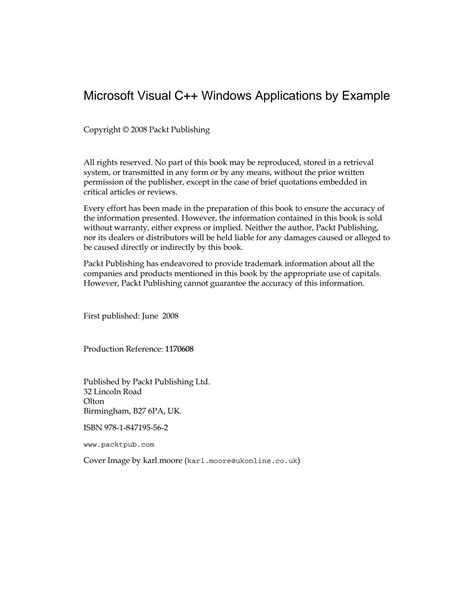 Full Download Microsoft Visual C Windows Applications By Example Pdf 