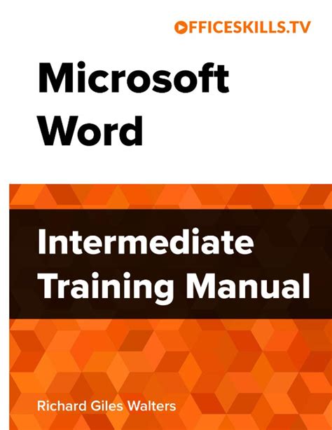 Full Download Microsoft Word Intermediate Training Manual 