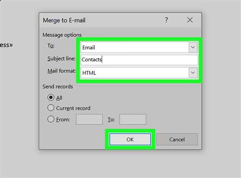 Download Microsoft Word Mail Merge User Guide 