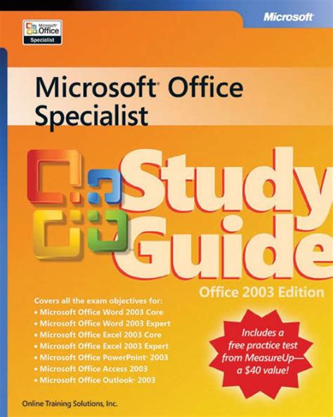 Read Microsoft Word Specialist Study Guide 