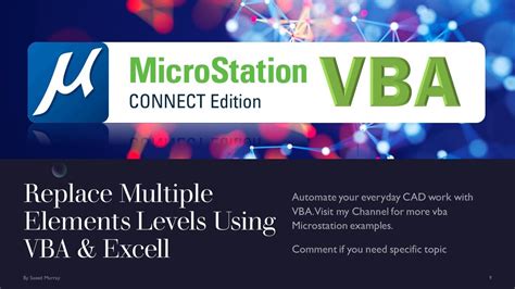 Microstation Vba Commands