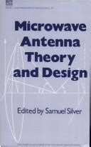 Microwave Antenna Theory