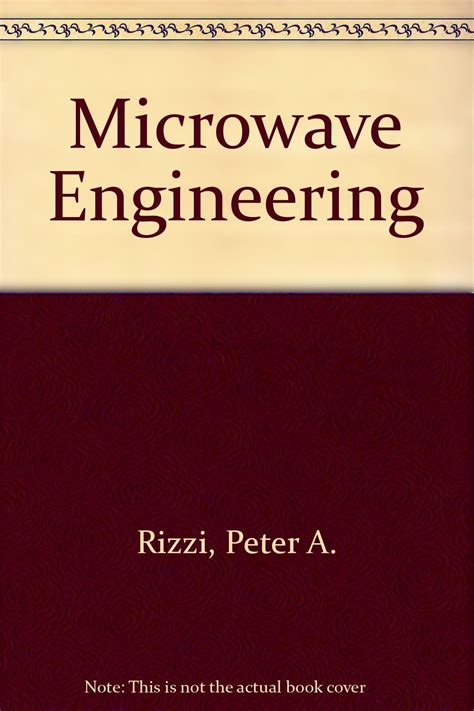 Microwave Engineering By Peter A Rizzi