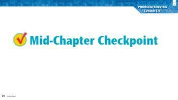 Mid Chapter Checkpoint Chapter 10