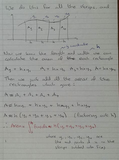 mid ordinate rule exam question c3 jan 08 thechalkface