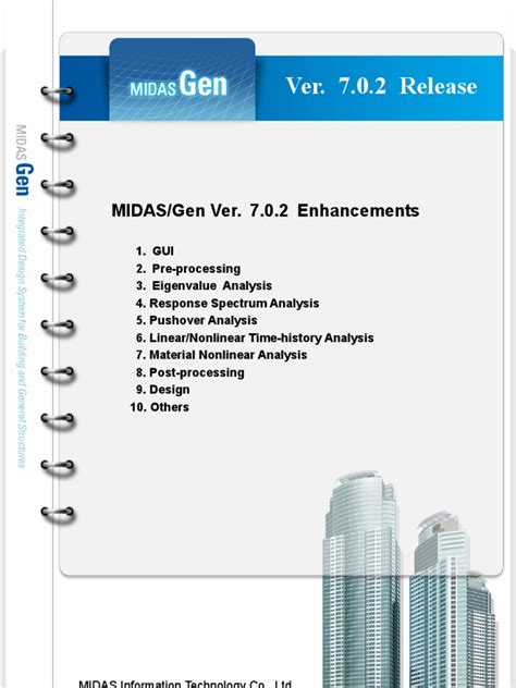 Download Midas Gen Manual Files 