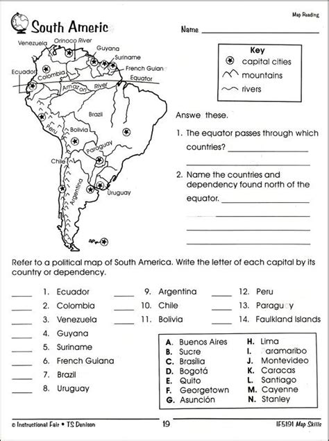 Middle America Political Printable Worksheet The World Political Worksheet - The World Political Worksheet