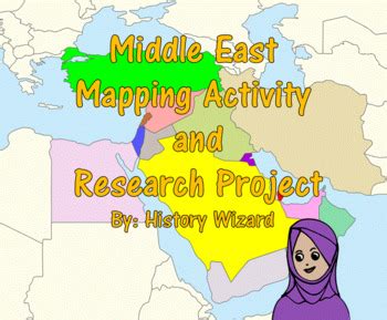 Middle East Mapping Activity And Research Project 2 Middle East Map Worksheet - Middle East Map Worksheet