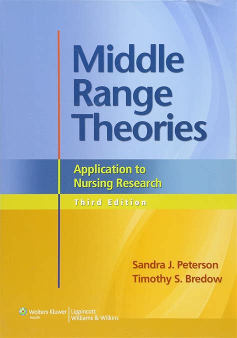 Middle Range Theories Application To Nursing Research 3rd Third Edition By Peterson Phd Rn Sandra J Bredow