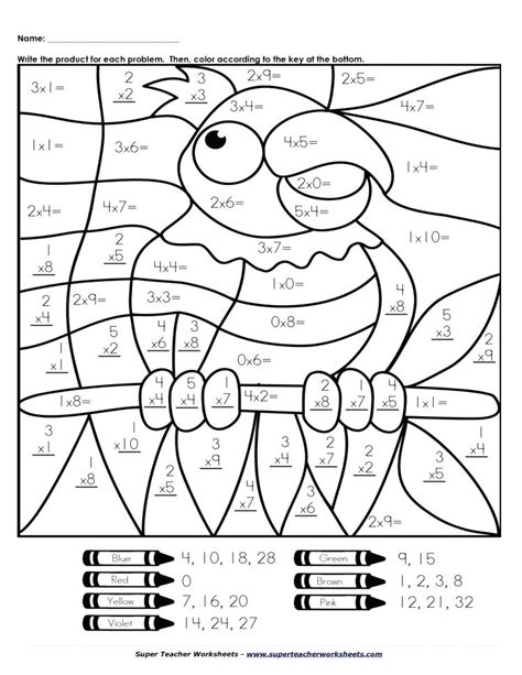 Middle School Math Coloring Worksheets   Back To School Addition Color By Code Worksheets - Middle School Math Coloring Worksheets